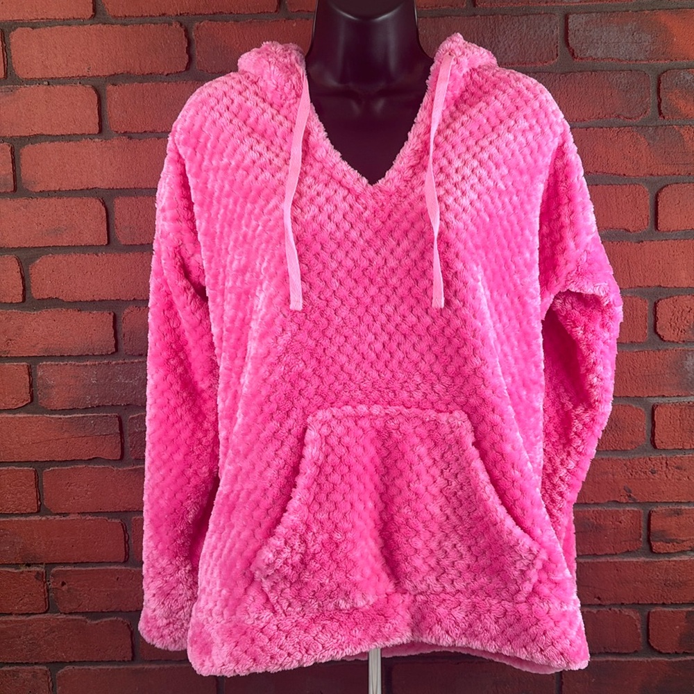 River & Rose Womans Small‎ Barbie Pink Pullover Hoodie – Casual Cozy